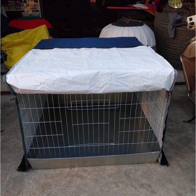 Áo lồng Vuông chống mưa chống muỗi cho Gà có Khoá kéo