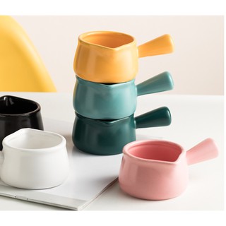 Ca đựng nước sốt có tay cầm , cốc rót Chén sứ đựng nước chấm, gia vị, nước sốt , chén ăn dặm cho bé