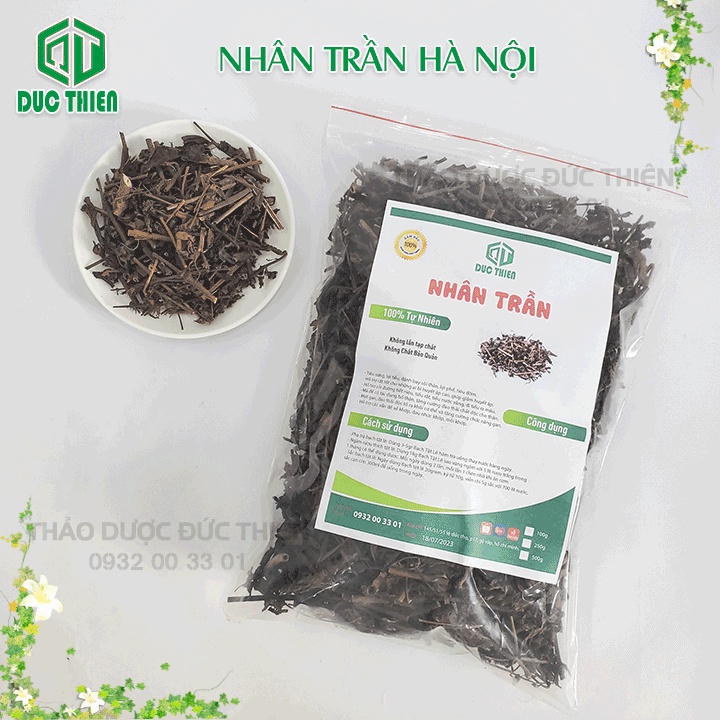 500g, 1kg Nhân Trần Khô Loại 1 Đức Thiện (Khô, Sạch, Thơm) - Thanh Nhiệt, Giải Độc Gan, Bảo Vệ Gan, Ổn Định Huyết Áp