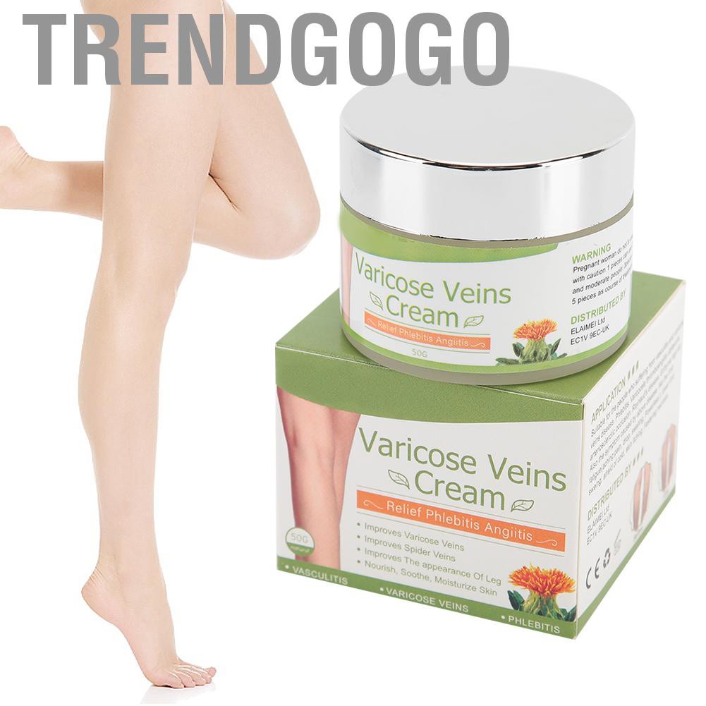 Trendgogo Varicose Veins Cream Moisturizing Blood Vessel Ointment Nourishing Health‑Care