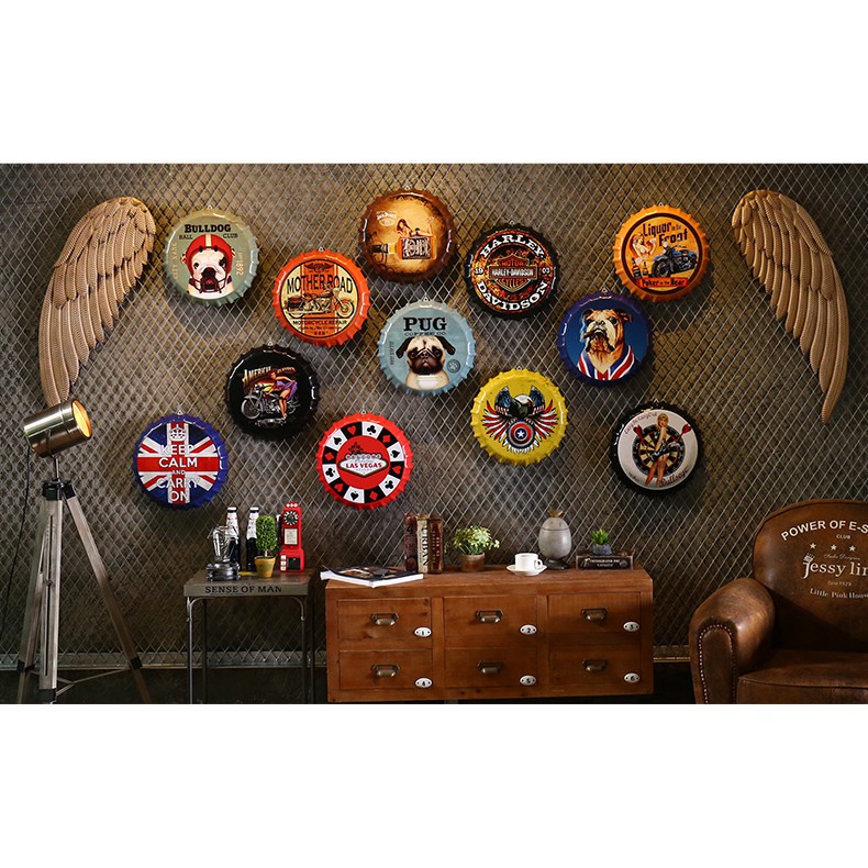 [Deal Hot]Nắp Bia Trang Trí Cửa Hàng, Tiệm cắt tóc(Decor trang trí tiệm) | BigBuy360 - bigbuy360.vn