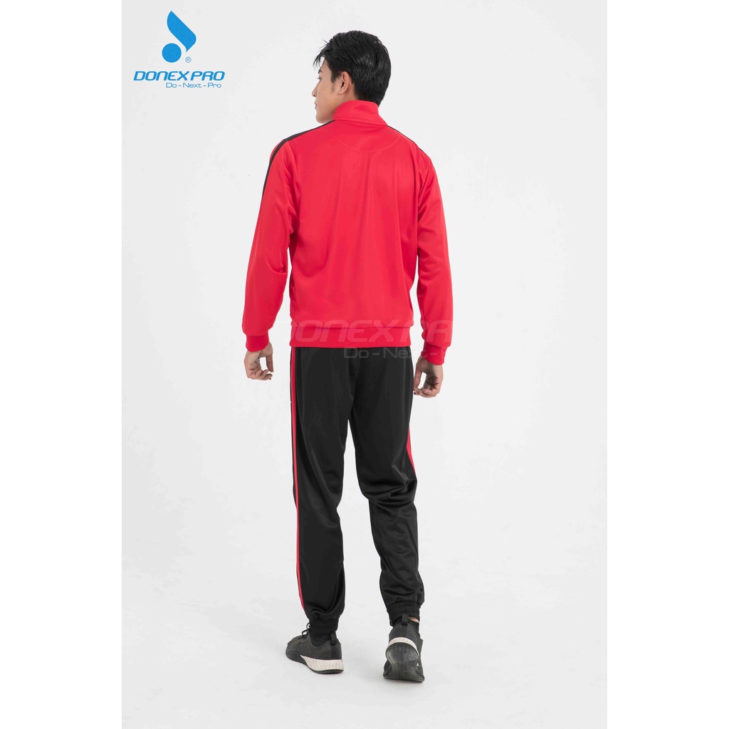 Bộ Quần Áo Thu Đông Nam DONEX PRO Logo In Phản Quang, Vải Nỉ Cao Cấp, Khóa Siêu Bền, Thiết Kế 1 Lớp MDB - 246