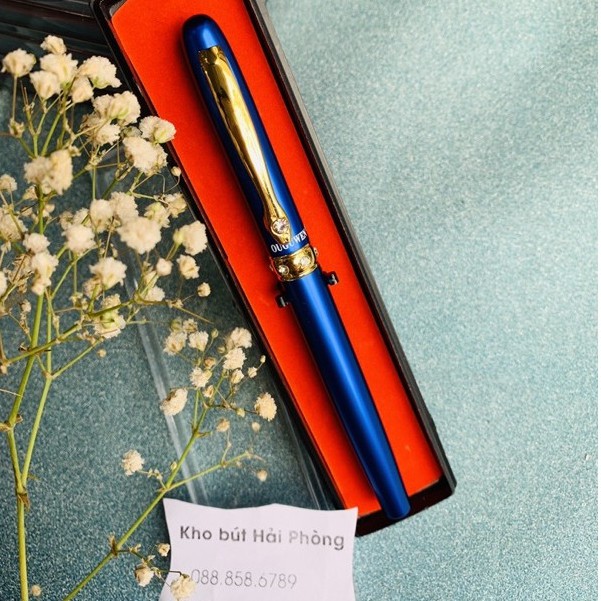 Bút máy 862 đính đá luyện chữ đẹp, ngòi lá tre tách đôi Calligraphy