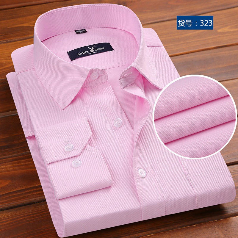 Áo sơ mi dài tay cổ bẻ họa tiết sọc thời trang Hàn Quốc cho nam | BigBuy360 - bigbuy360.vn