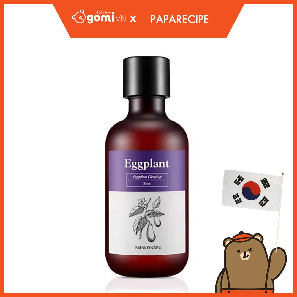 Nước Cấp Ẩm Chiết Xuất Cà Tím PAPARECIPE Eggplant Clearing Skin GomiStore