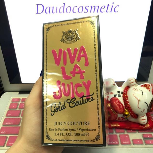 [ fullsize ] Nước hoa Juicy Couture Viva La Juicy Gold Couture EDP 100ml . Chính Hãng Cao Cấp