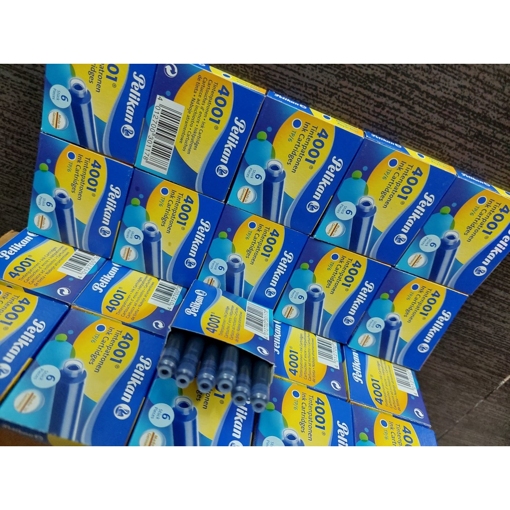 Mực ống bút máy Pelikan ( Germany) - 4001 Ink Cartridges (Made in Germany)