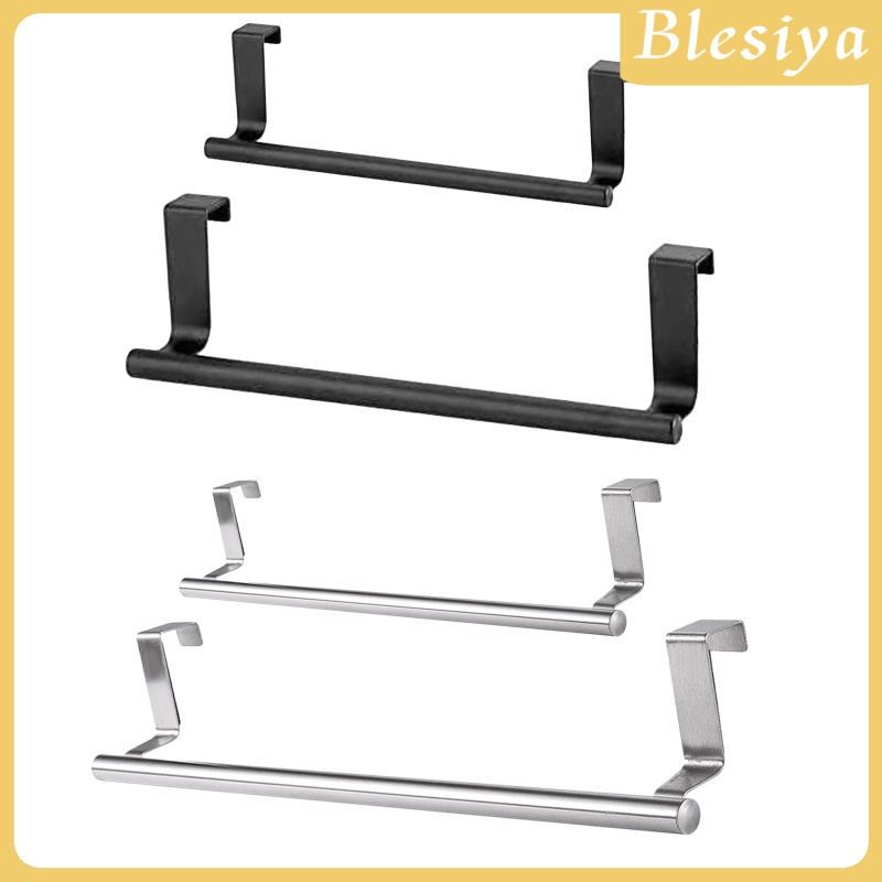 [Blesiya] Giá Treo Khăn Gắn Cửa Nhà Bếp / Phòng Tắm Không Cần Khoan Lỗ Phong Cách Hiện Đại