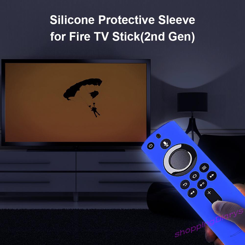 ✤Sh✤Silicone Case for Amazon Fire TV Stick Remote Control Dust Protective Cover