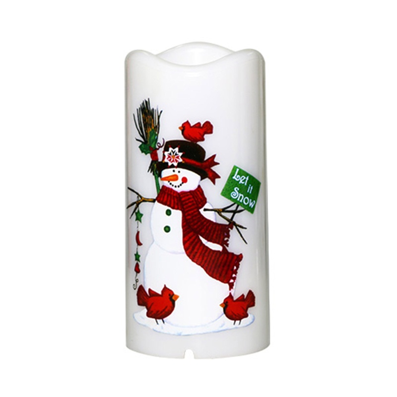 Đề Can Dán Trang Trí Hình Người Tuyết / Ngôi Sao Đèn Led Nhấp Nháy