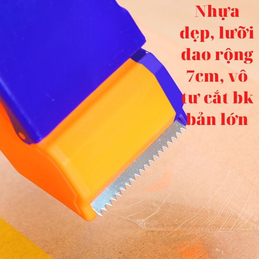 Dụng cụ cắt băng keo,dao cắt băng keo 5F sắt Dân Hoa, 5F,7F nhựa ,lưỡi là thép ko gỉ sắc bén