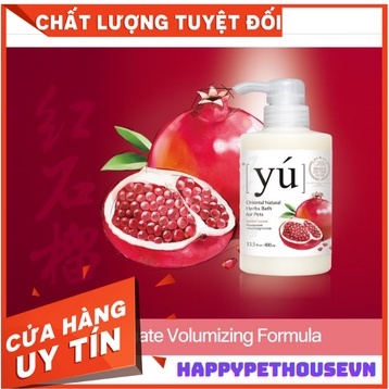 Sữa tắm cao cấp cho thú cưng chó mèo Yu 4L