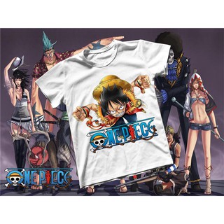 Áo thun Cotton Unisex - Anime - One Piece - One piece băng mũ rơm và những người bạn