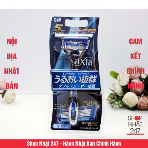 [Hỏa Tốc HN] Dao cạo râu 5 lưỡi kép KAI Nội địa Nhật Bản
