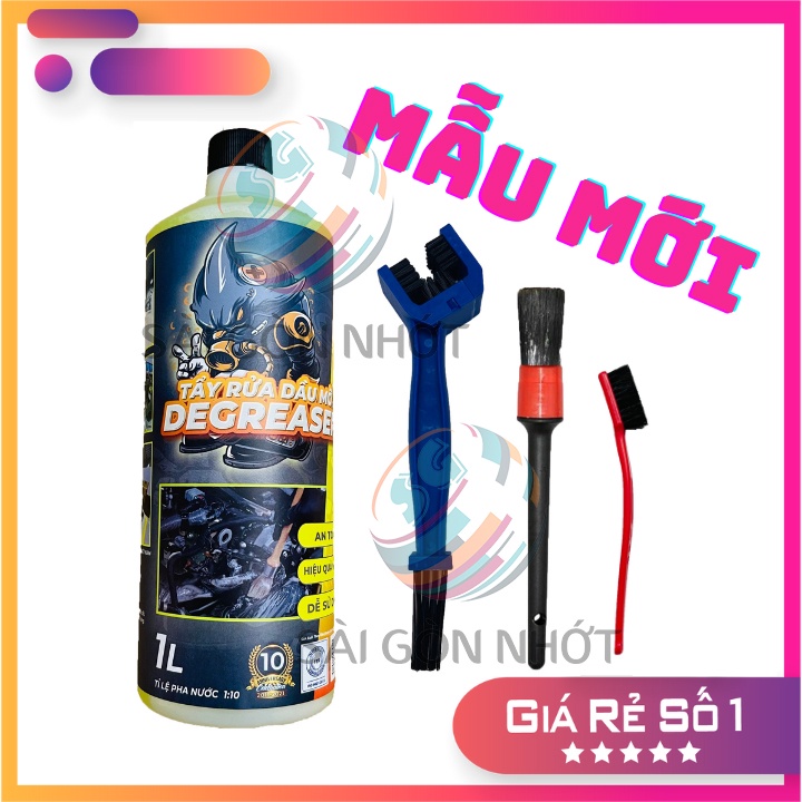 Dung dịch tẩy rửa dầu nhớt SPRAYKING DEGREASER 1L - tẩy rửa NSD, dầu nhớt bám trên xe máy