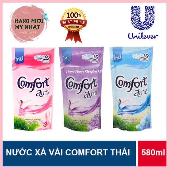 TÚI XẢ COMFORT THÁI LAN 580ml