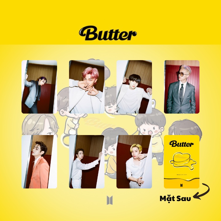 SET 7 CARD BTS BUTTER [UNOFFICIAL]