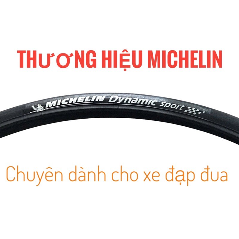 Lốp vỏ xe đạp thể thao đường trường MICHELIN Dynamic Sport 23-622 , chuyên dành cho xe đạp thể thao đua