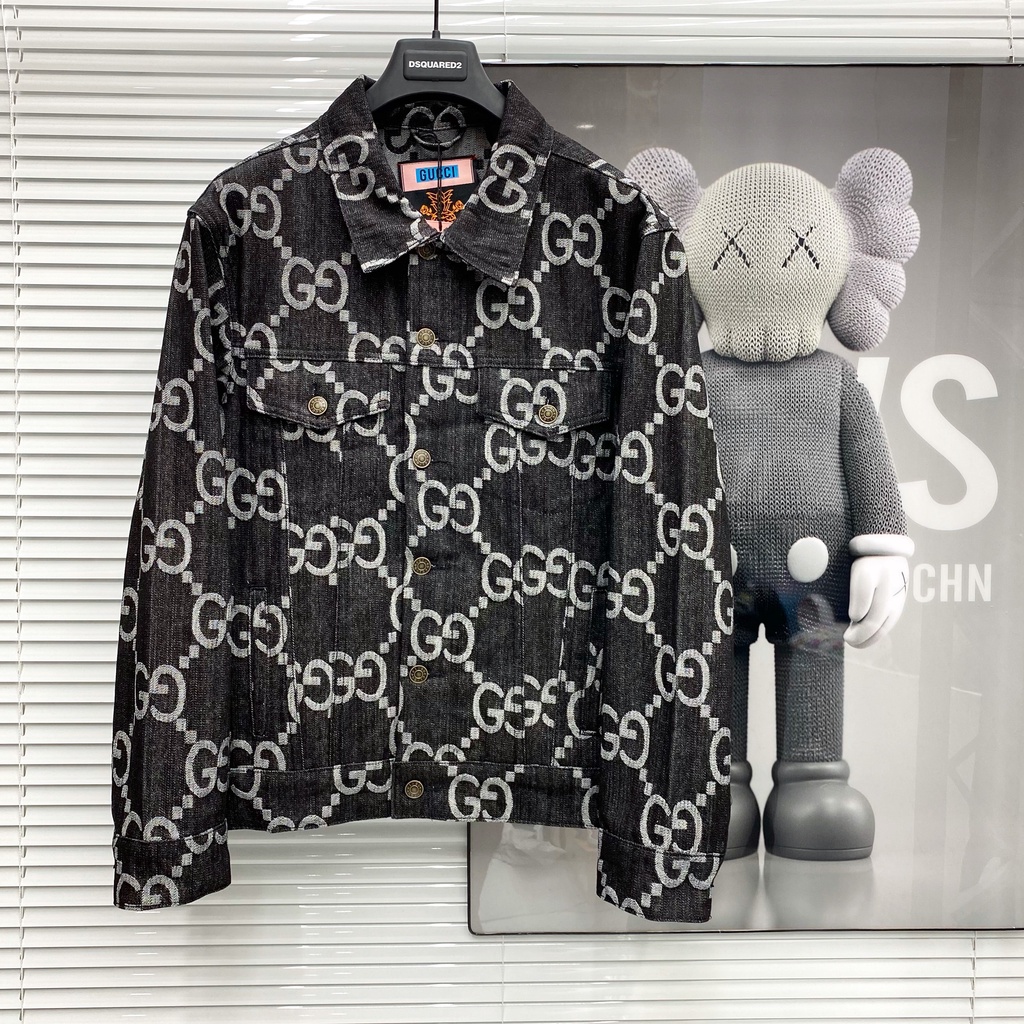 Áo khoác bò Gucci Original Monogram LA 2022 on web