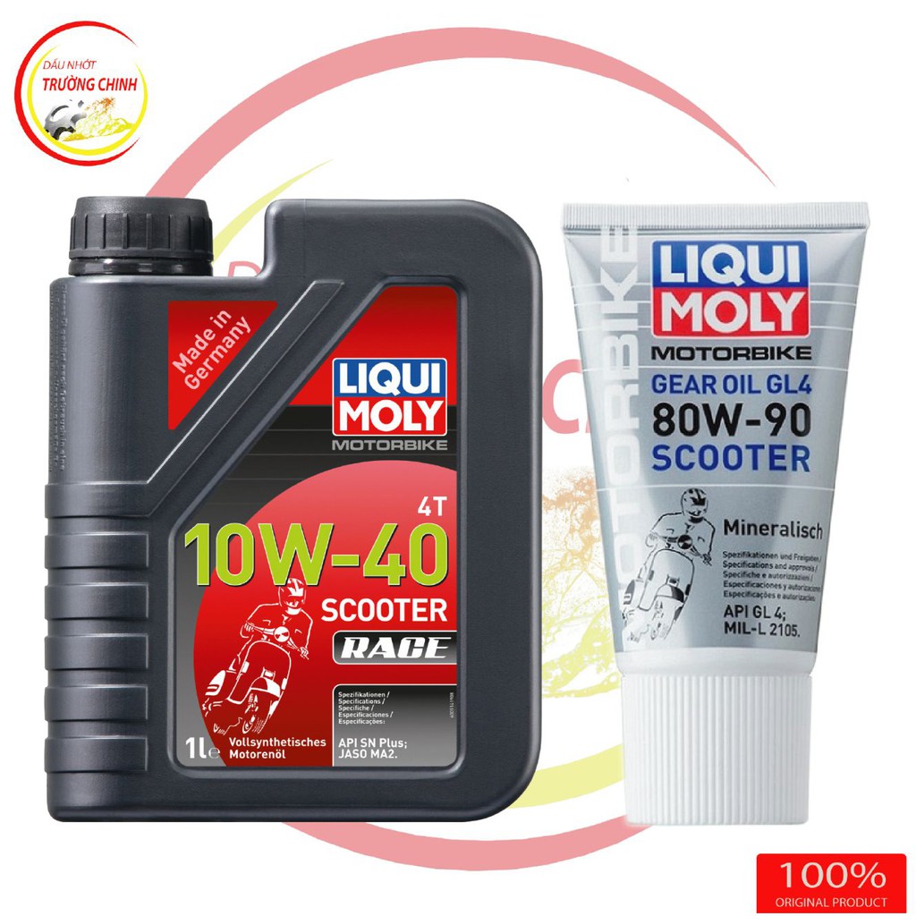 Nhớt Liqui Moly Scooter Race 10W40 1L dành cho xe ga