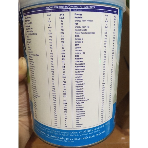 Sữa chống loãng xương Hogi milk 400g - DT073