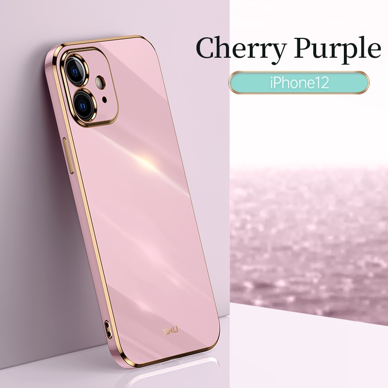 Ốp Điện Thoại Cứng Mạ Điện Cho iPhone 11 11Pro 11ProMax 12 12Pro 12Mini 13Mini 12ProMax Max