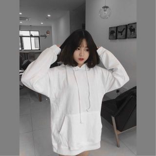 ÁO HOODIE BASIC TRẮNG UNISEX