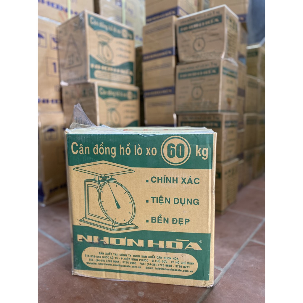 Cân đồng hồ Nhơn Hòa 60Kg CĐH-60 Chính Hãng