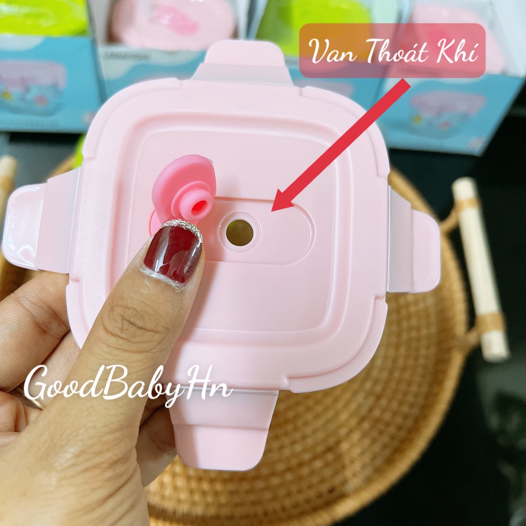 Hộp trữ thức ăn cho bé, Cốc nấu cháo bằng thủy tinh cho bé