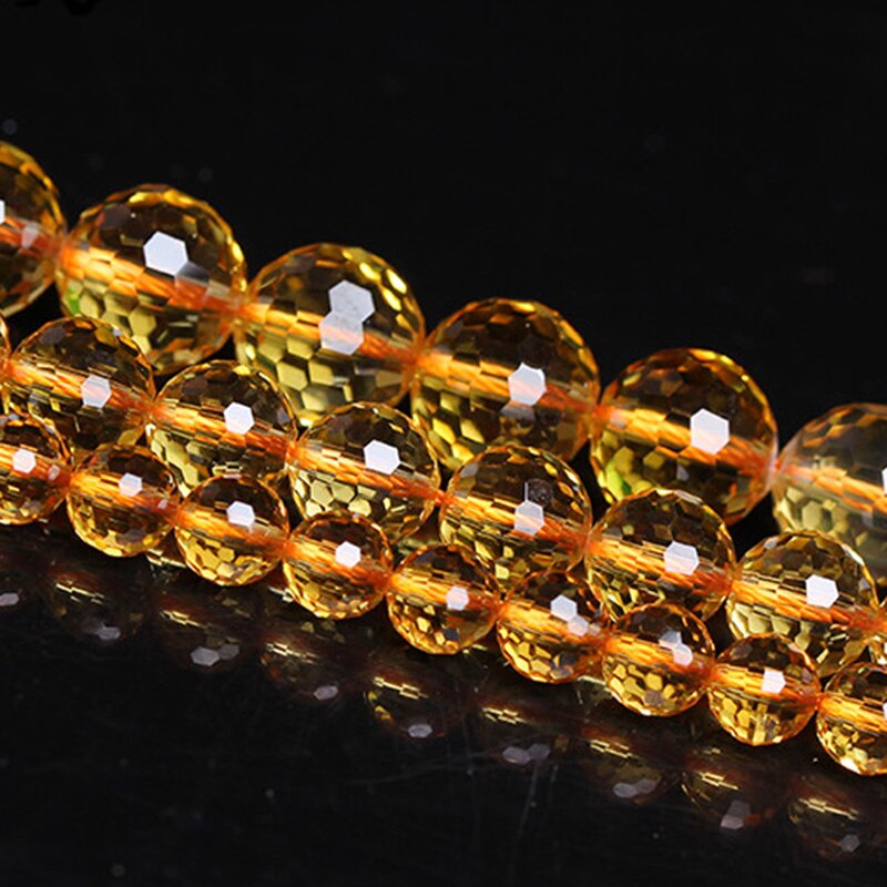 Hạt đá tự làm trang sức xỏ chuỗi kích thước 6-12mm