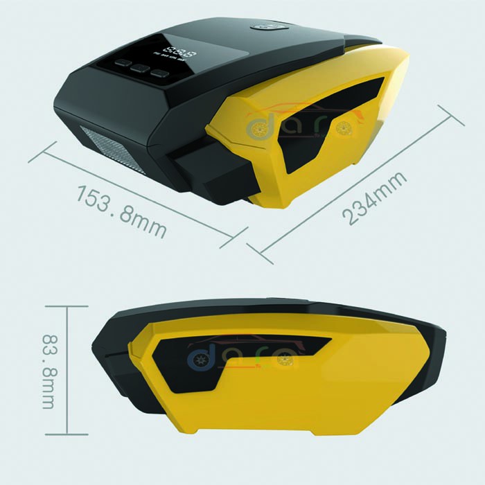 Máy bơm lốp xe ô tô màn hình điện tử Portable Air Compressor