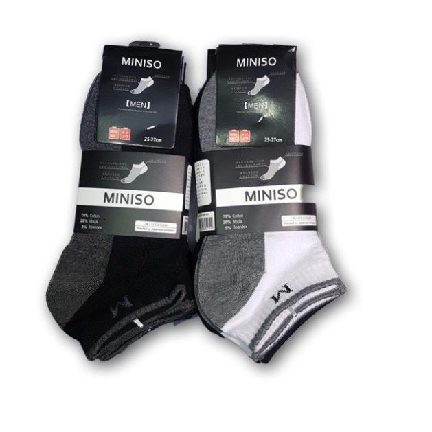 Sét 10 Đôi Tất Miniso Cổ Ngắn Cao Cấp - LADY