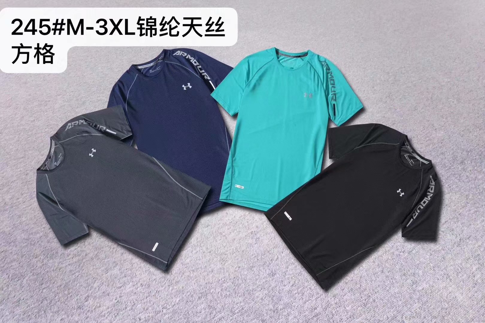 UNDER ARMOUR Áo Thun Thể Thao Cổ Tròn Nhanh Khô Thời Trang 2021 Cho Nam