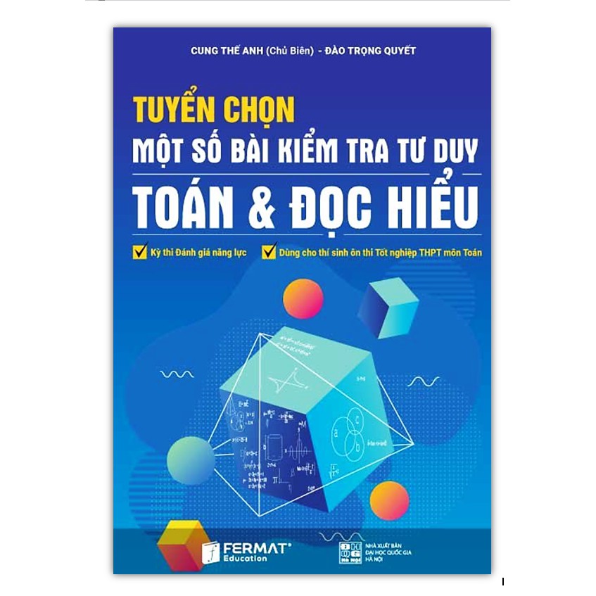 Sách - Tuyển chọn một số bài kiểm tra tư duy Toán và Đọc hiểu