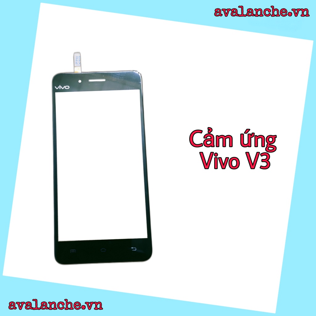 Kính cảm ứng điện thoại Vivo V3 đen