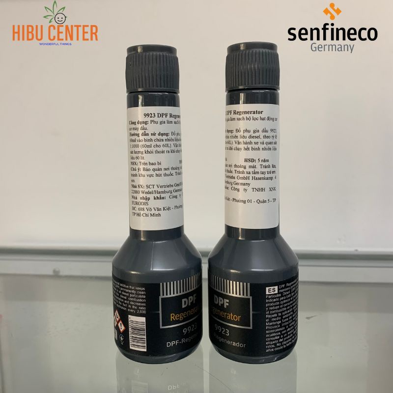 Chai Vệ Sinh Bộ Lọc Hạt Máy Dầu Diesel SENFINECO DPF ( Diesel Particule Filter ) 9923 60ml | HIBUCENTER