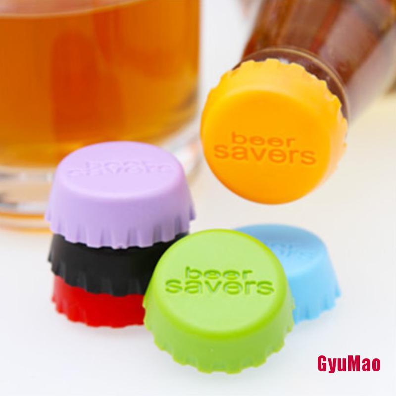 Set 6 Nắp Silicone Đậy Chai Bia/Nước Ngọt Tái Sử Dụng Tiện Lợi