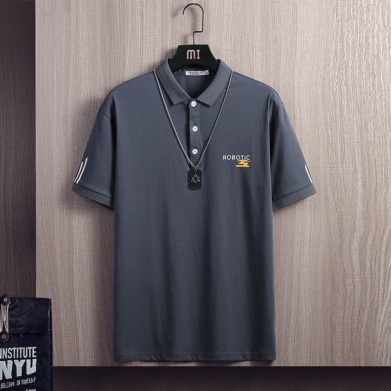 Áo polo Ngắn Tay In Họa Tiết Trẻ Trung Dành Cho Nam