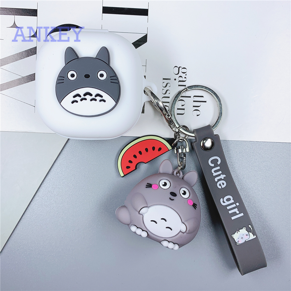 Case for Samsung Galaxy Buds Live / Buds Pro / Buds 2 / Buds2 Pro / Buds + Plus Vỏ Bảo Vệ Tai Nghe Chống Sốc Chống Nước Có Móc Treo Hình Hoạt Hình Cho