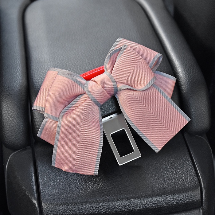 Chốt khóa dây đai an toàn hình nơ bướm dành cho xe hơi