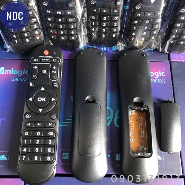 Remote Hồng Ngoại Xịn Khui Hộp ENYBOX X96 Air, X96 Max+,..(Có Chuột Khiển)