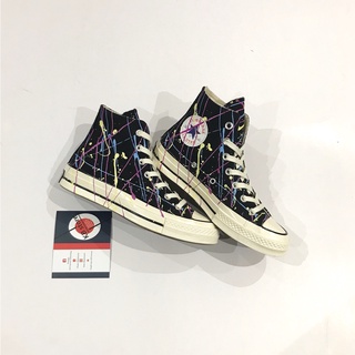 Giày Converse 1970s đen cổ cao họa tiết