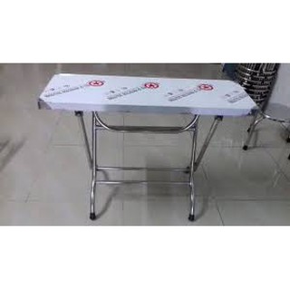 BÀN VÔNG XẾP INOX CAO CẤP KT:80X50