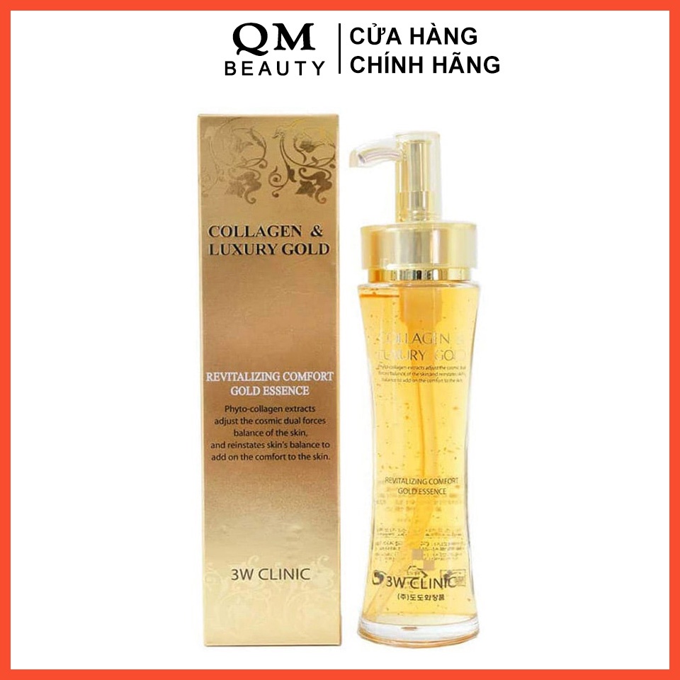 Tinh chất dưỡng da 3W Clinic Collagen Luxury Gold Essence dưỡng ẩm Hàn Quốc