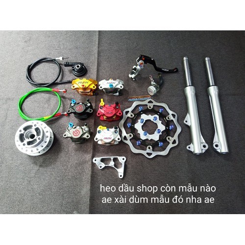 Bộ đĩa trước xe wave S110 combo VIP - VY676