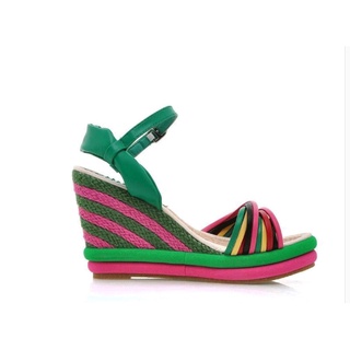(sẵn) Sandal boho đế xuồng cao 9cm đi du lịch mix váy maxi dài boho đẹp xinh êm chân