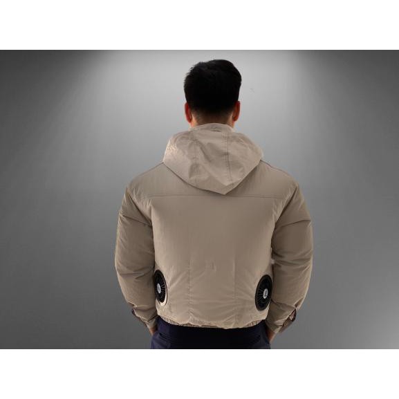 Áo điều hòa làm mát Nhật Bản chống nắng nóng hàng cao cấp có mũ, pin, sạc phụ kiện | BigBuy360 - bigbuy360.vn