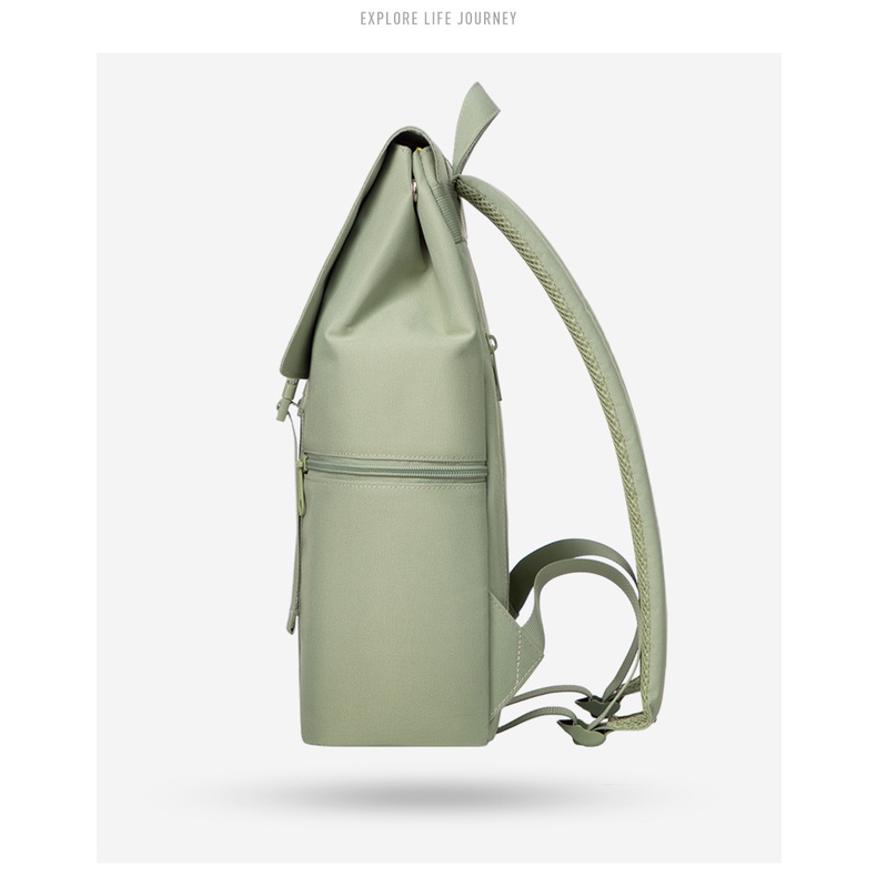 MAH Siro Ba lô máy tính xách tay nữ  chống thấm nước màu xanh lá cây xương rồng phong cách Hàn Quốc thời trang