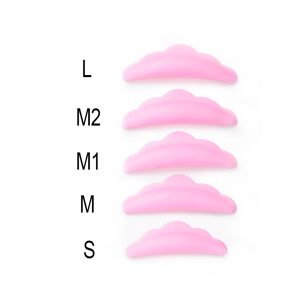 [Hàng mới về] Set 5 cặp đệm silicon hỗ trợ uốn mi tiện dụng dành cho nữ