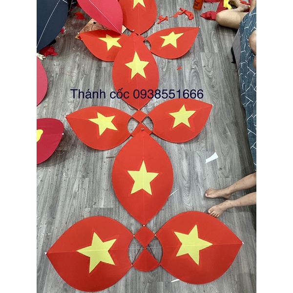 DIỀU CÁNH CỐC CỜ ĐỎ SAO VÀNG 1,5M - THÁNH CỐC